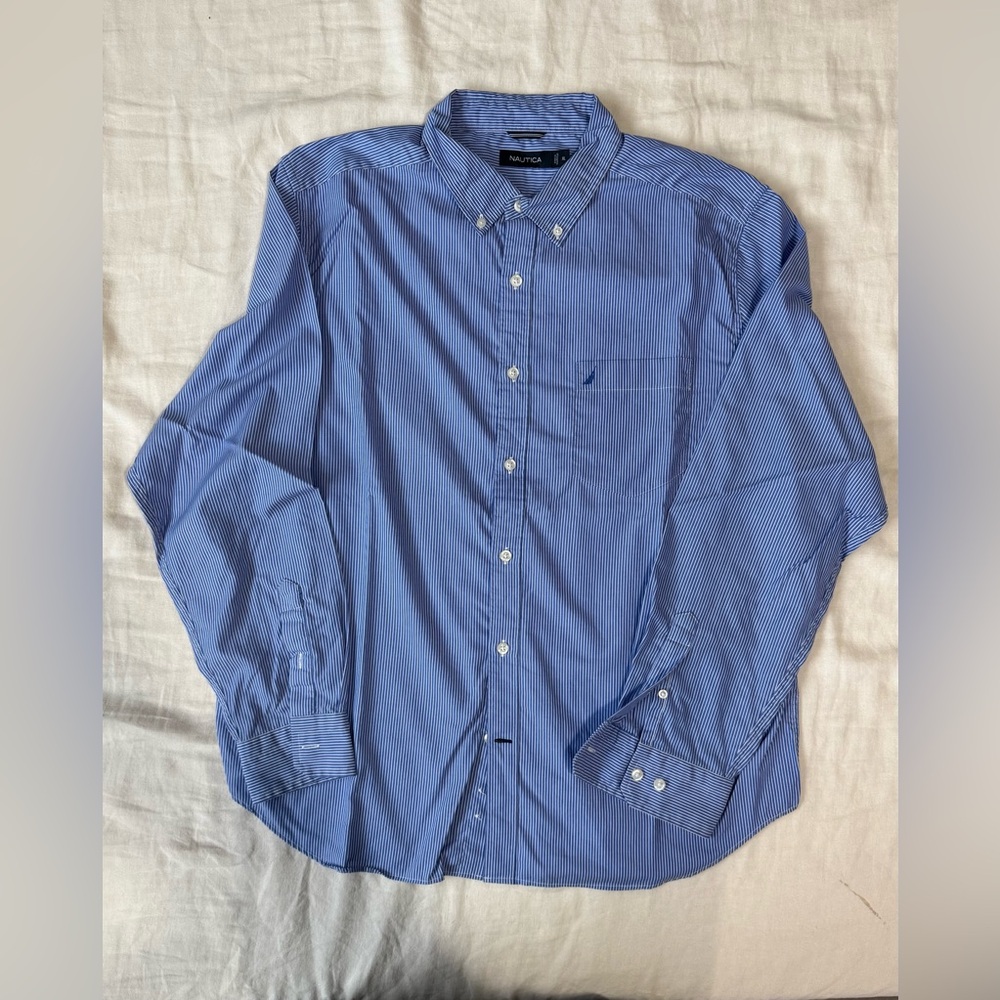 Nautica button down collar shirt